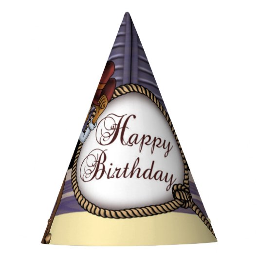 Chapeaux De Fètes Anniversaire des Cowboys afro-américains (Devant)