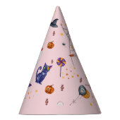 Chapeaux De Fètes Anniversaire d'Halloween Éffrayant rose (Droite)