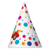 Chapeaux De Fètes Anniversaire Dinosaur race voiture garçon course r (Droite)