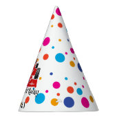 Chapeaux De Fètes Anniversaire Dinosaur race voiture garçon course r (Droite)