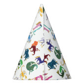 Chapeaux De Fètes Anniversaire du Cute Leo Zodiac (Dos)