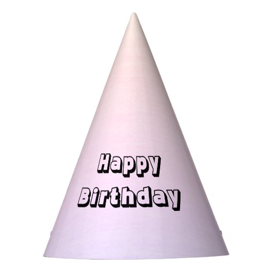 Chapeaux De Fètes Anniversaire du Pastel Gradient (Devant)