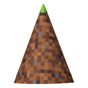 Chapeaux De Fètes Anniversaire d'un joueur d'herbe pixel