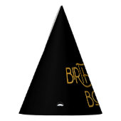 Chapeaux De Fètes Anniversaire Garçon Élégante Typographie (Gauche)