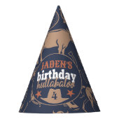 Chapeaux De Fètes Anniversaire Hullabaloo Occidental Cowboy Annivers (Devant)