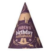 Chapeaux De Fètes Anniversaire Hullabaloo Occidentale Cowgirl Annive (Devant)