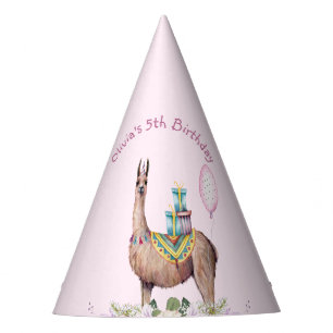 Chapeaux De Fètes Anniversaire Llama