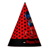 Chapeaux De Fètes Anniversaire Miraculé de Ladybug et de Cat Noir (Gauche)