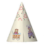 CHAPEAUX DE FÈTES ANNIVERSAIRE PICNIQUE DE TEDDY BEAR (Dos)