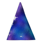 Chapeaux De Fètes Anniversaire pourpre de filles de silhouette de (Droite)