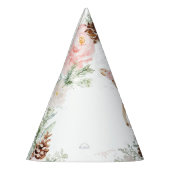 Chapeaux De Fètes Anniversaire rose pâle du cerf d'hiver (Gauche)