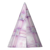 Chapeaux De Fètes Anniversaire rose perle violet (Dos)