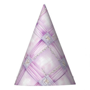 Chapeaux De Fètes Anniversaire rose perle violet