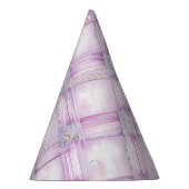 Chapeaux De Fètes Anniversaire rose perle violet (Droite)