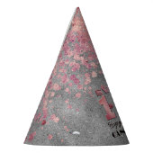 Chapeaux De Fètes Anniversaire seize ans | Parties scintillant argen (Gauche)