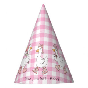 Chapeaux De Fètes Anniversaire Silly Goose Rose