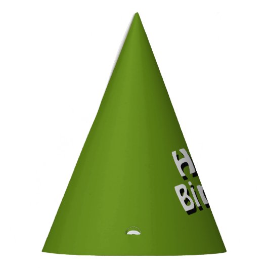 Chapeaux De Fètes Anniversaire vert clair (Gauche)