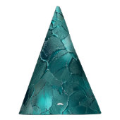 Chapeaux De Fètes Aqua Turquoise Turquoise Glam (Droite)