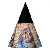 Chapeaux De Fètes aquarell kitten (Gauche)