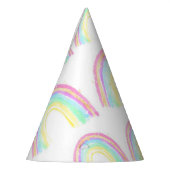 Chapeaux De Fètes Aquarelle Arc-en-ciel (Gauche)