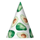 Chapeaux De Fètes Aquarelle Avocado Motif (Gauche)