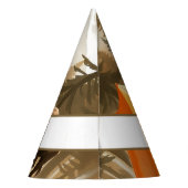 Chapeaux De Fètes Aquarelle Blanc Rustique Bois Camping Anniversaire (Dos)