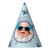 Chapeaux De Fètes Aquarelle Blueberry Berry Sweet Photo Anniversaire (Devant)