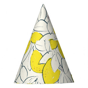 Chapeaux De Fètes Aquarelle Citrus Citrus Motif sans couture