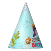 Chapeaux De Fètes Aquarelle coupe Birthday Sharthday Party (Gauche)