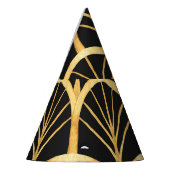 Chapeaux De Fètes Aquarelle d'impression or dessinée à la main (Gauche)