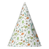 Chapeaux De Fètes Aquarelle Dinosaure Anniversaire (Gauche)