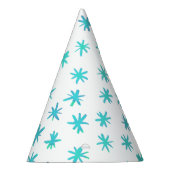 Chapeaux De Fètes Aquarelle étoile - turquoise (Droite)