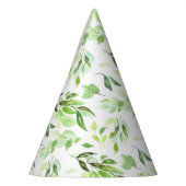 Chapeaux De Fètes Aquarelle Foliage Motif Whimsical (Gauche)