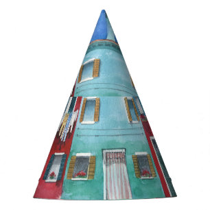 Chapeaux De Fètes Aquarelle Italie : Main tirée