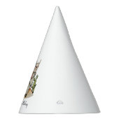 Chapeaux De Fètes Aquarelle Llama Avec Cactus (Droite)