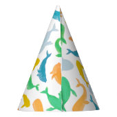 Chapeaux De Fètes Aquarelle marine de baleine de l'océan Pacifique (Dos)