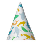 Chapeaux De Fètes Aquarelle marine de baleine de l'océan Pacifique (Droite)