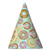 Chapeaux De Fètes Aquarelle mignonne Pastel Saupoudrer Vert Donut (Droite)