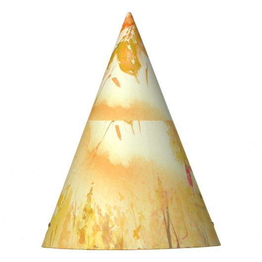 Chapeaux De Fètes Aquarelle Pays Forêt Paysage Art (Devant)