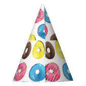 Chapeaux De Fètes Aquarelle petits beignets, motif sans soudure. (Dos)