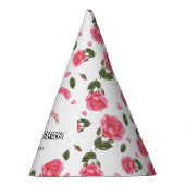 Chapeaux De Fètes Aquarelle rose rose Shabby Design chic (Droite)
