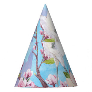 Chapeaux De Fètes Aquarelle Rouge Motif japonais