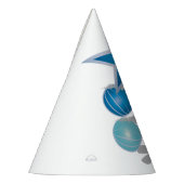 Chapeaux De Fètes Arbre de Noël bleu (Gauche)