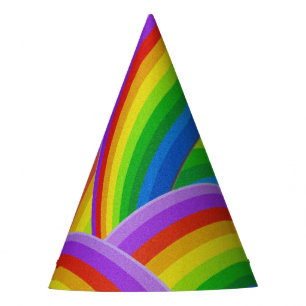 Chapeaux De Fètes Arc-en-ciel de couleur