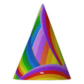 Chapeaux De Fètes Arc-en-ciel de couleur (Gauche)