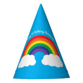 Chapeaux De Fètes Arc-en-ciel et fête d'anniversaire mignonne de (Devant)