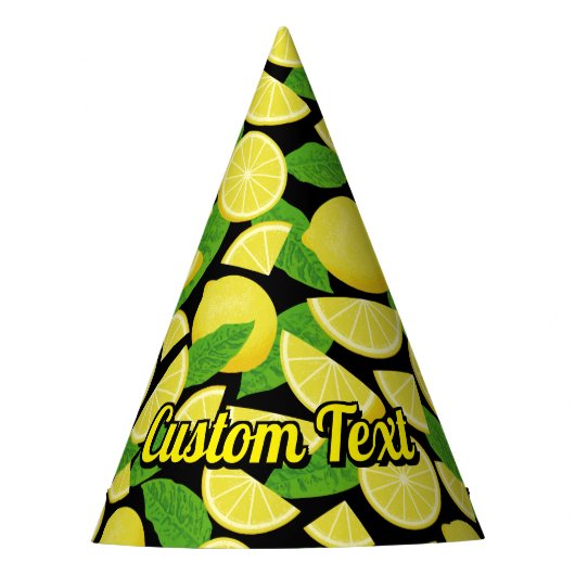 Chapeaux De Fètes Arrière - plan citron (Devant)