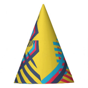 Chapeaux De Fètes Arrière - plan d'art pop, texture géométrique abst