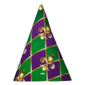 Chapeaux De Fètes Arrière - plan de bijoux Mardi Gras (Droite)