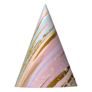 Chapeaux De Fètes Arrière - plan rose texturé